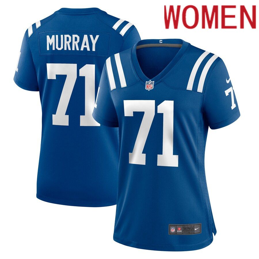 Women Indianapolis Colts #71 Jordan Murray Nike Royal Player Game NFL Jersey->women nfl jersey->Women Jersey
